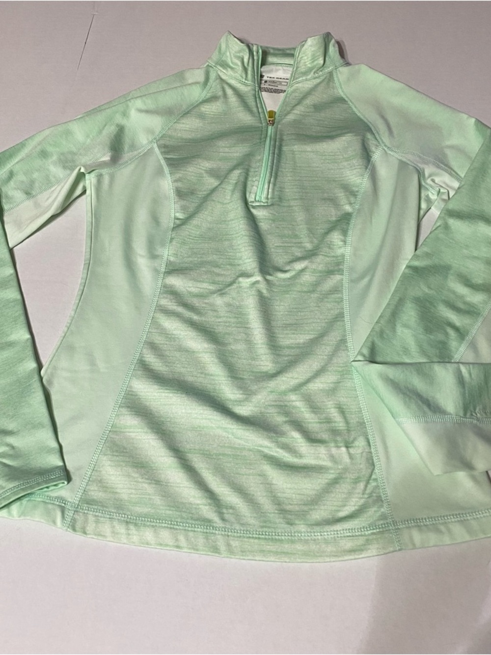 Tek Gear WarmTek Women’s Quarter‑Zip – Size S Light green